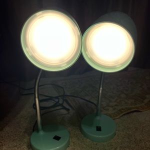 2 matches side table lamps